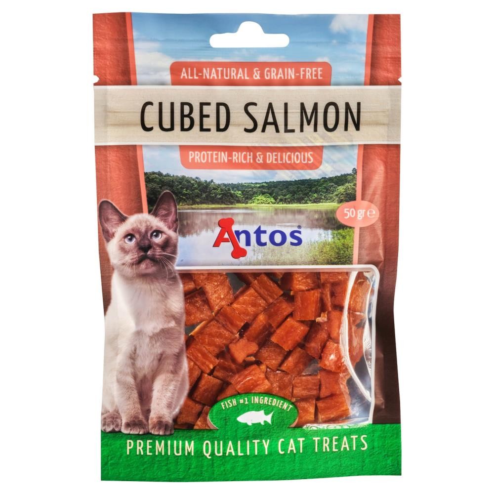 Cat Treats Cubed Zalm 50 gr
