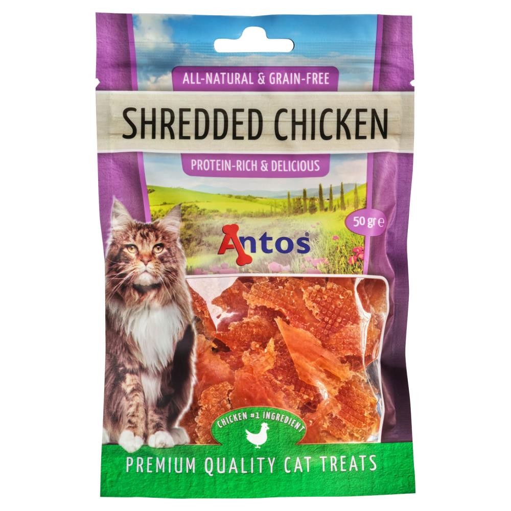 Cat Treats Shredded Kip 50 gr