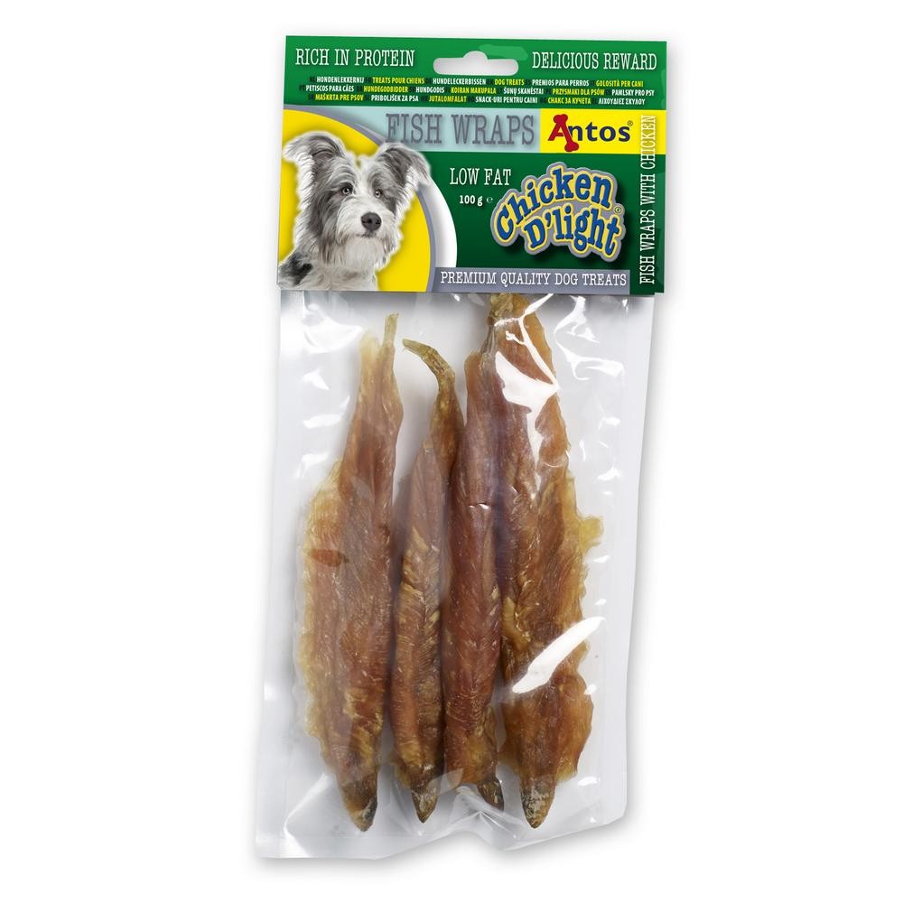 Chicken D'light Fish Wraps 100 gr