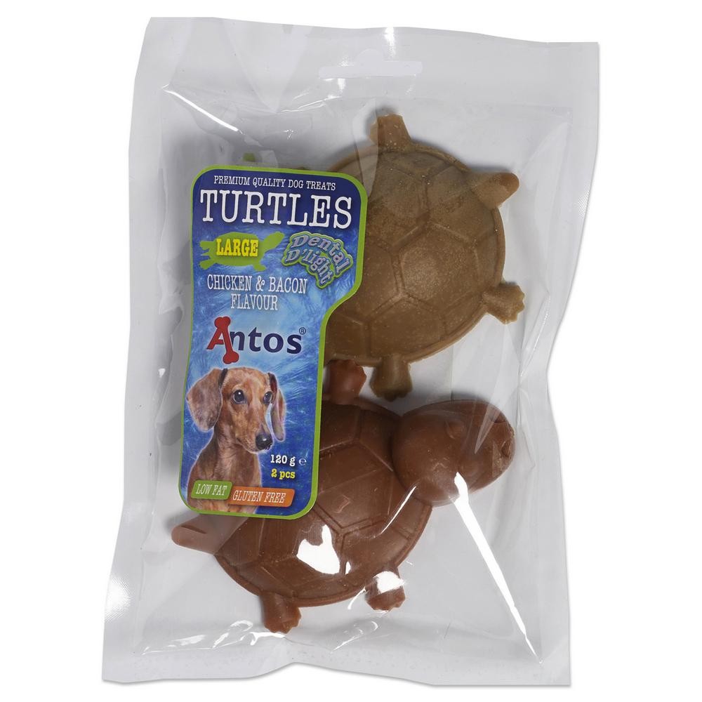 Dental D'light Turtles Large 2 stuks 120 gr