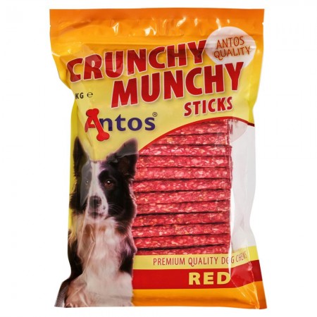 Crunchy Munchy Sticks 5" 10 mm Rouge