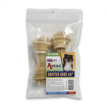 Knotted Bone 4½" 2 pcs